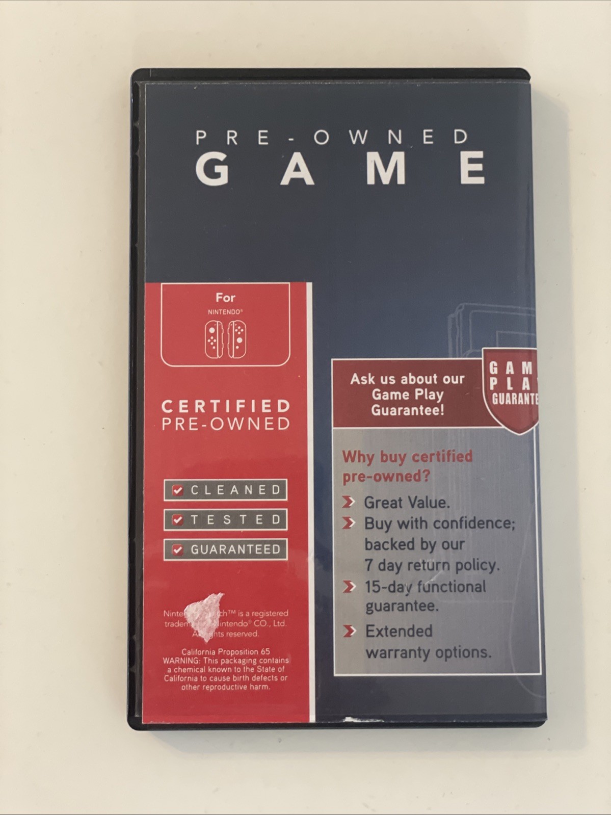 Warriors Orochi 4 (Nintendo Switch, 2018) Cartridge Only Generic GameStop Case