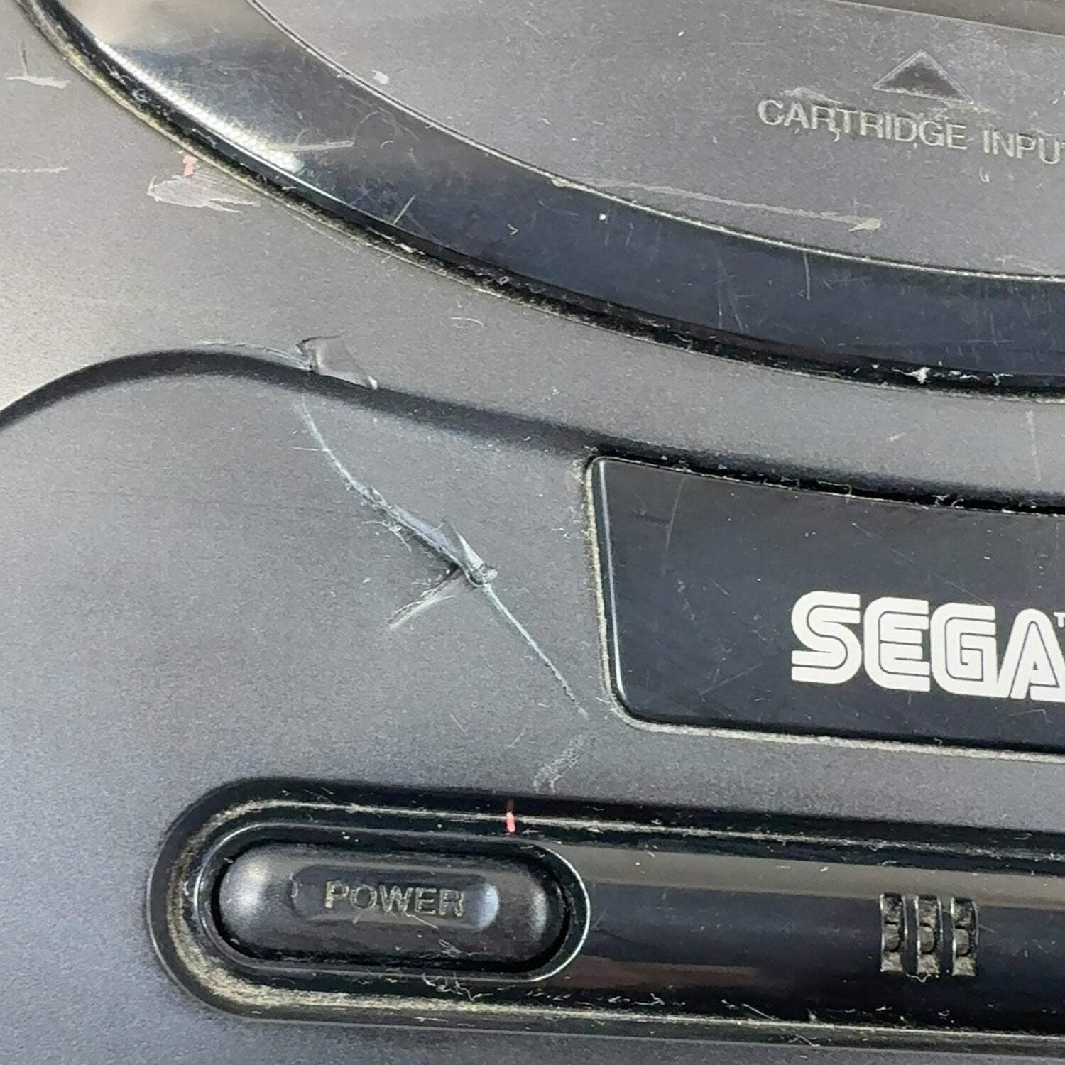 Broken Sega Genesis Console Gaming System MK-1631 READ