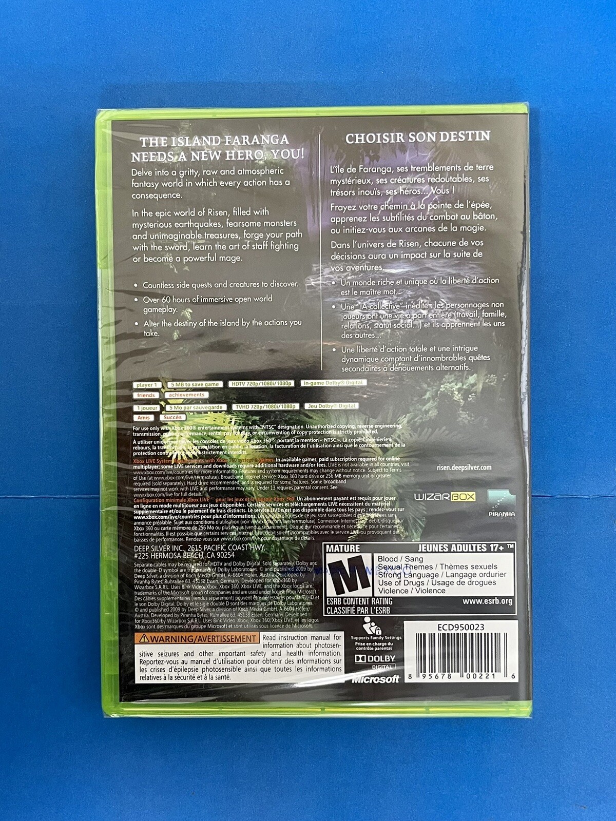 Risen Microsoft Xbox 360, 2010 Brand New And Sealed