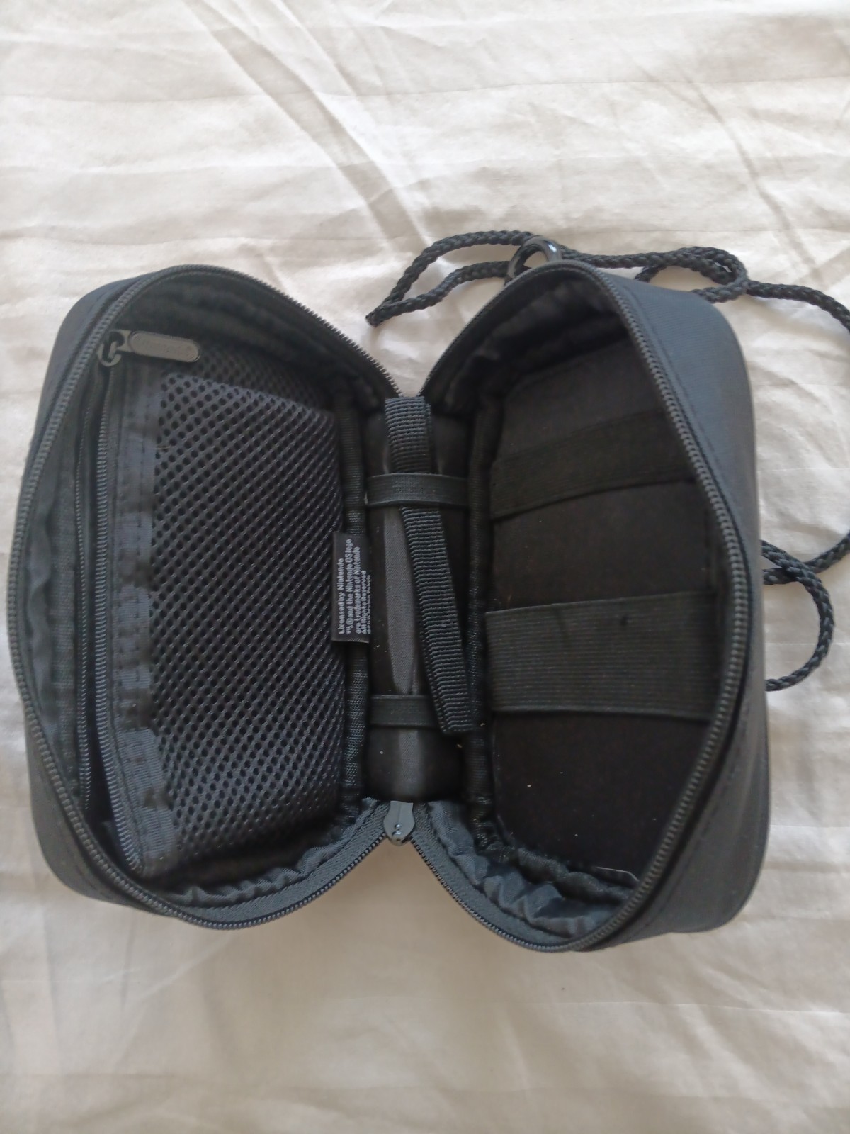 Light Blue & Black Nintendo DS Travel Carrying Case Pouch Bag Game Holder