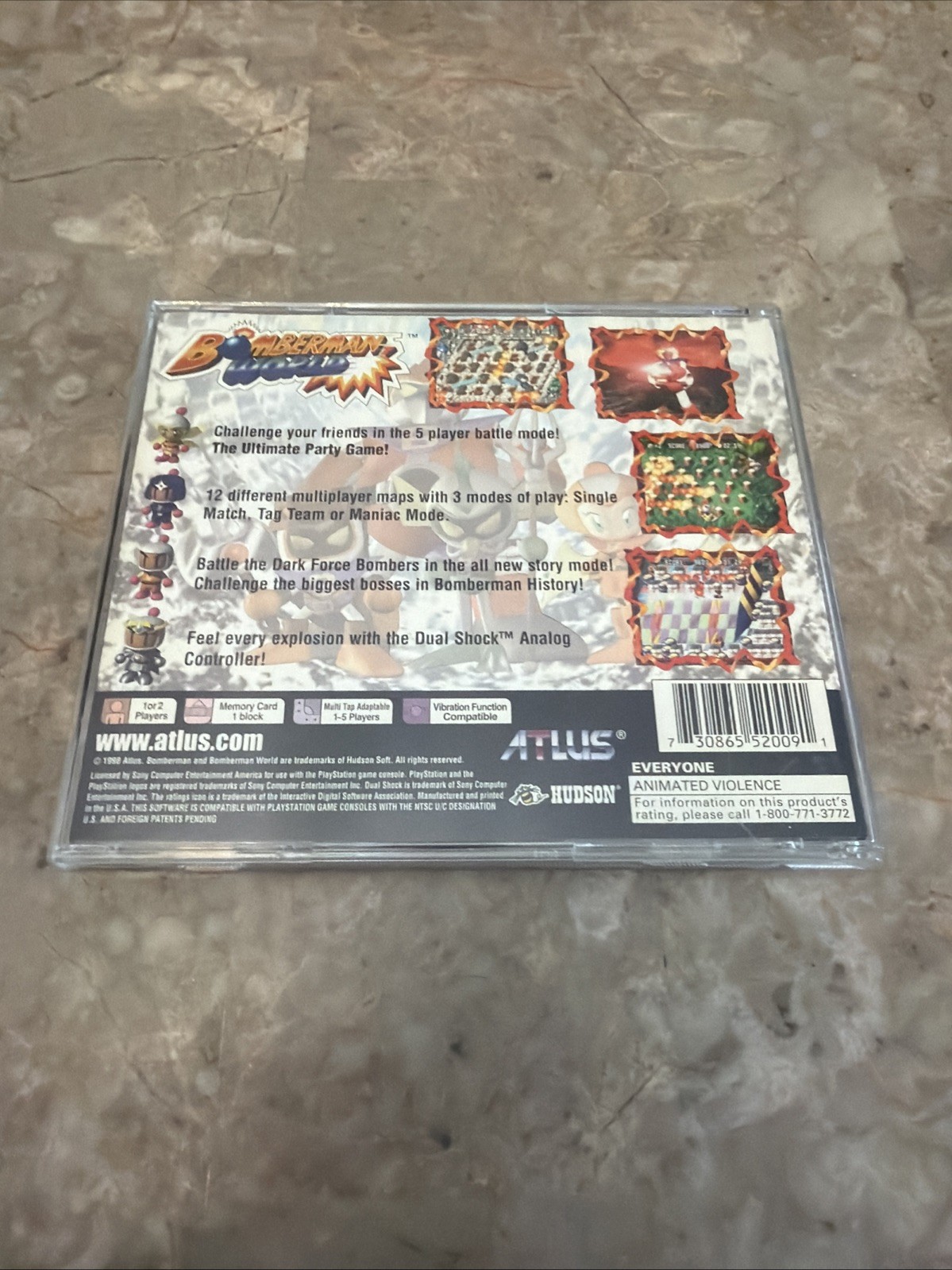 Bomberman World – Sony PlayStation 1 1998 – Missing Body Of Manual