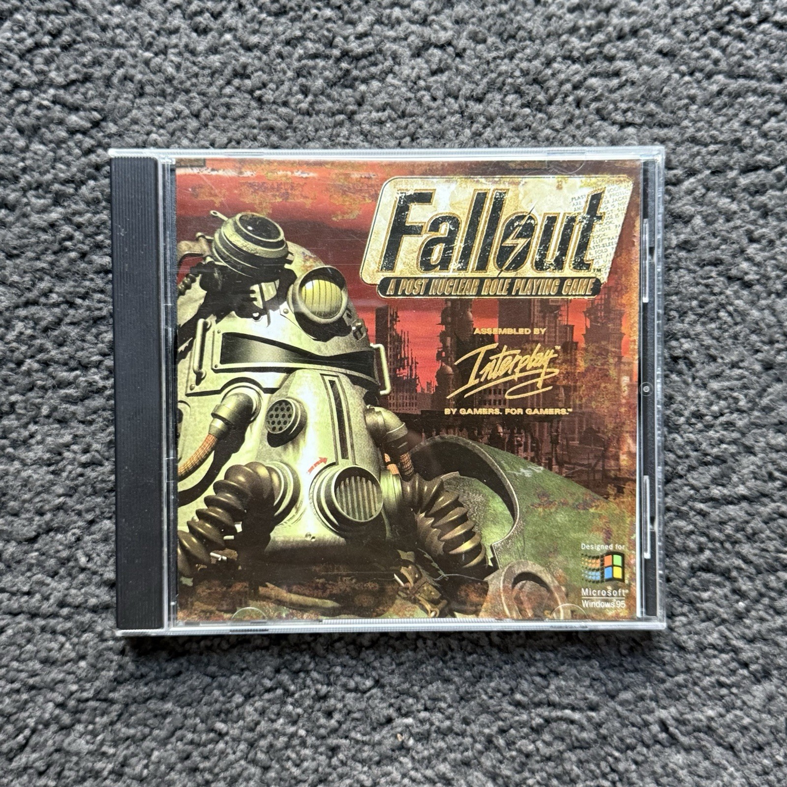 Fallout 1 (PC Windows) Interplay RPG CD-ROM Original Jewel Case 1997 RARE