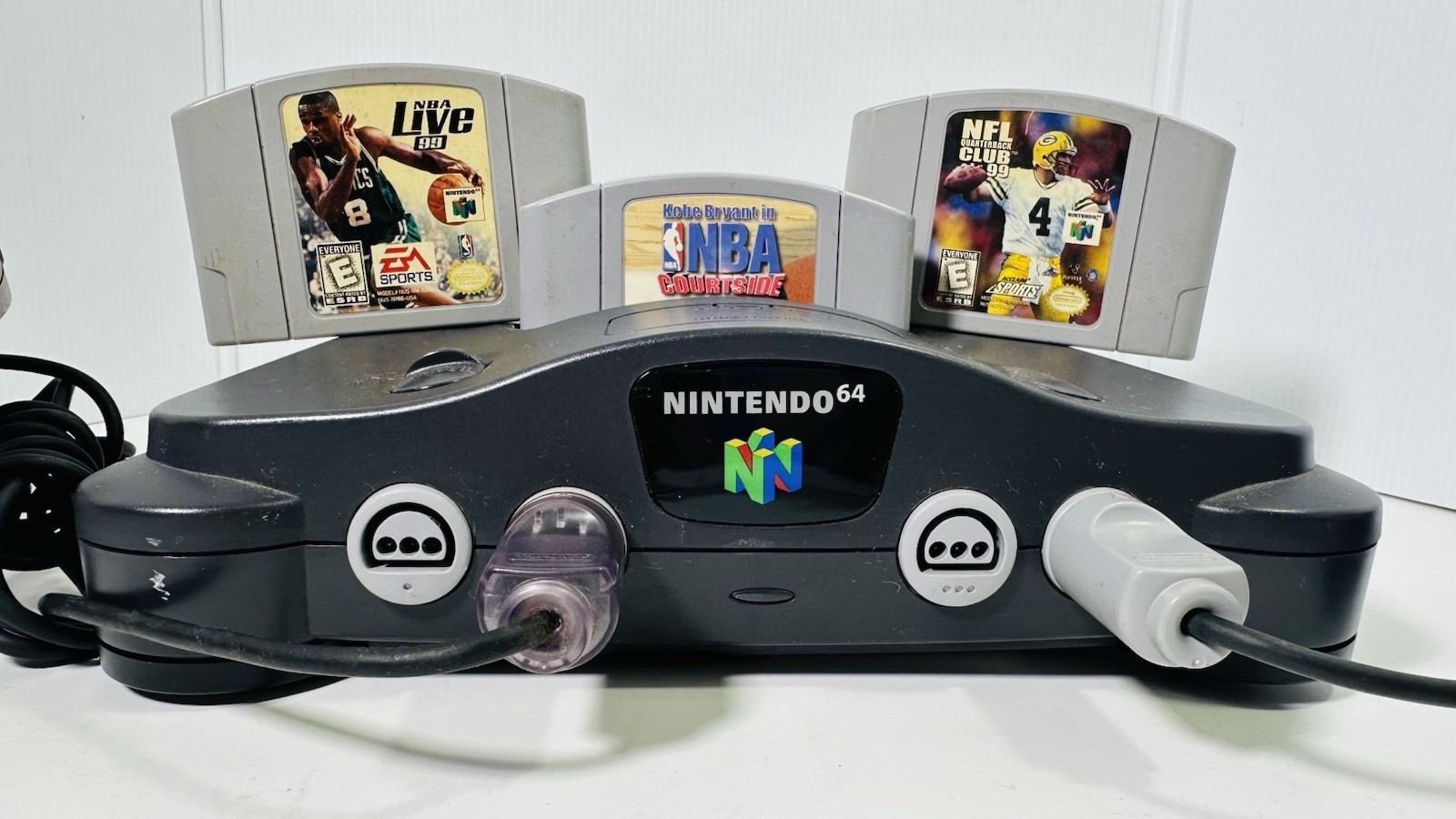 Nintendo N64 Console Bundle w/ 2 Controllers, & Games