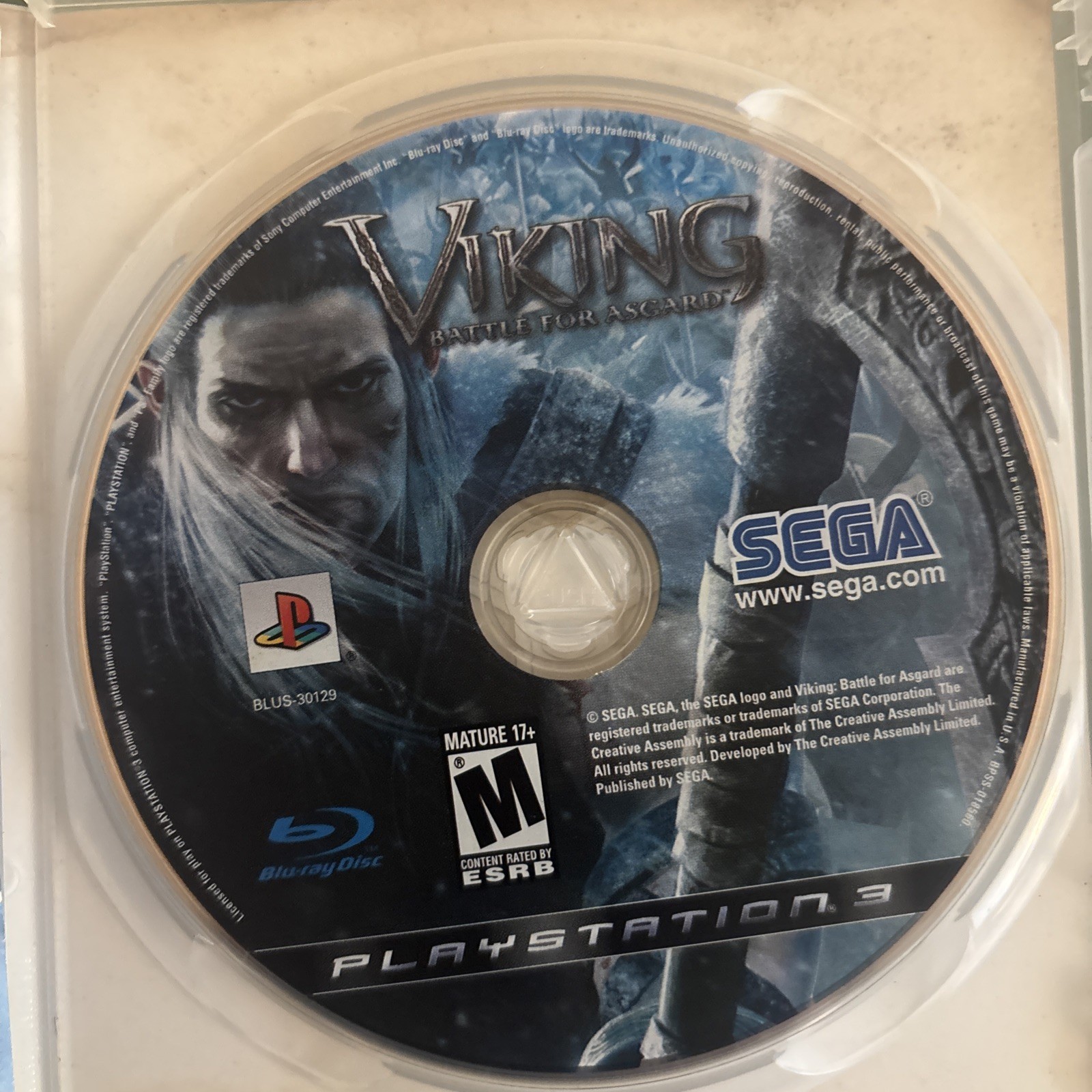 Viking: Battle for Asgard (Sony PlayStation 3, 2008) PS3 Complete W/ Manual