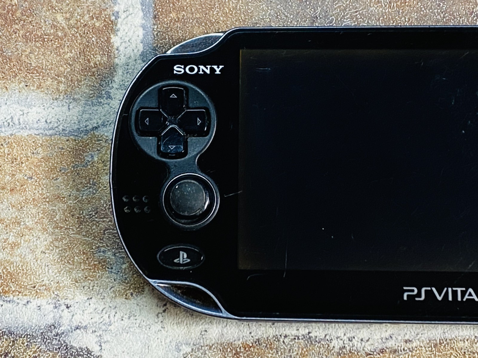 PS Vita PCH-1100 AB01 Crystal Black SONY Playstation 8GB Charger Tested No.2D