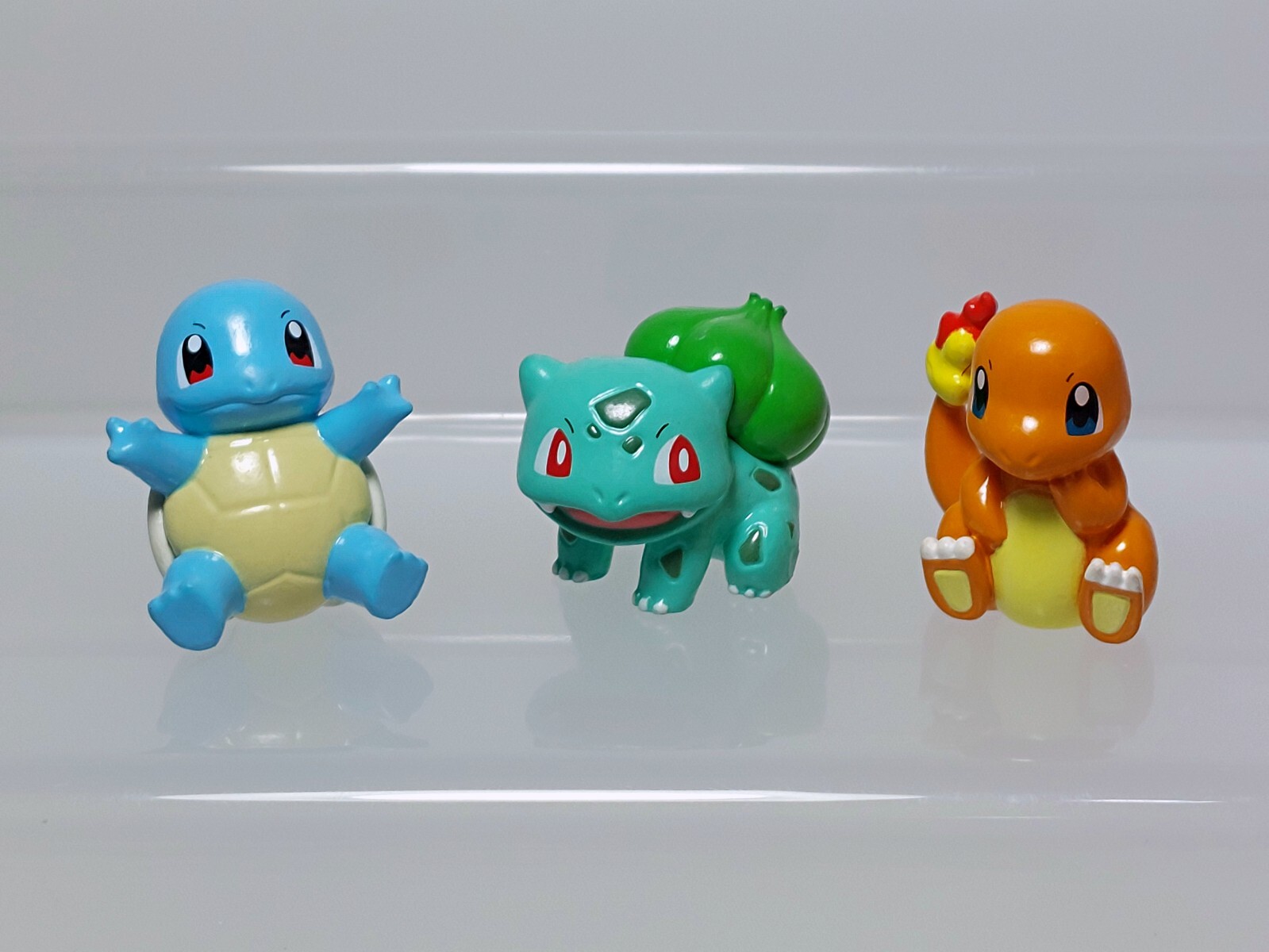 Squirtle Bulbasaur Charmander Pokemon Bikkura Tamago Figure Bandai Q04 0.9-1.2in