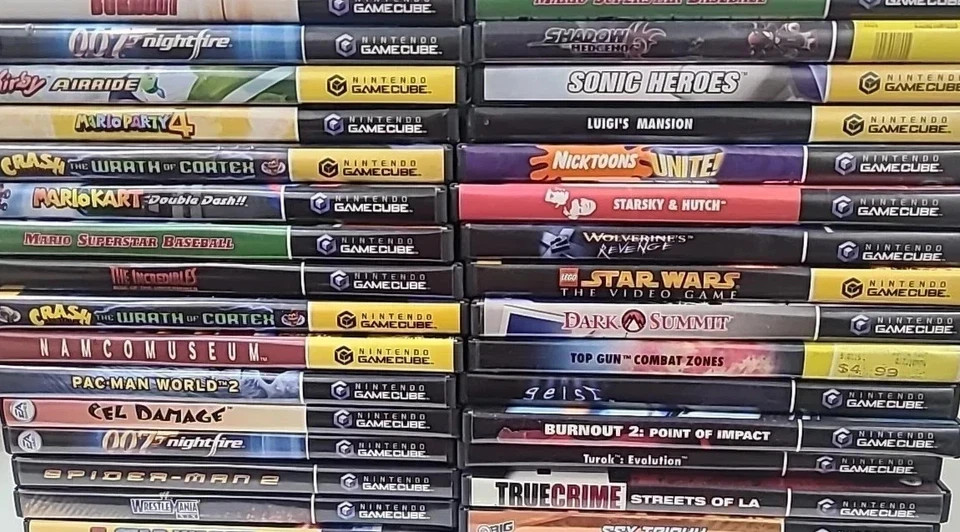 Nintendo Gamecube Game Instructions Manual Booklet – Pick & Choose Letters #A-L
