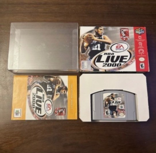 Nba Live 2000 – Nintendo 64 (N64) CIB W/ Protector