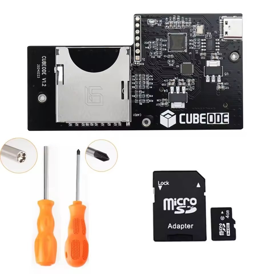 CUBEODE V1.2 Optical Drive Emulator ODE Board For GameCube Replace Disc Reader