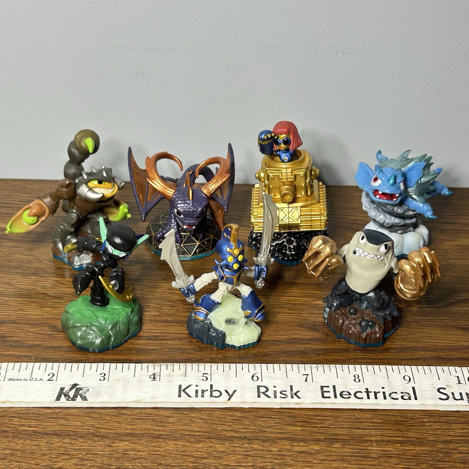 Skylander Swappable Swap Force Scorp Warnado Knock Out Mega Ram Figures Lot of 7