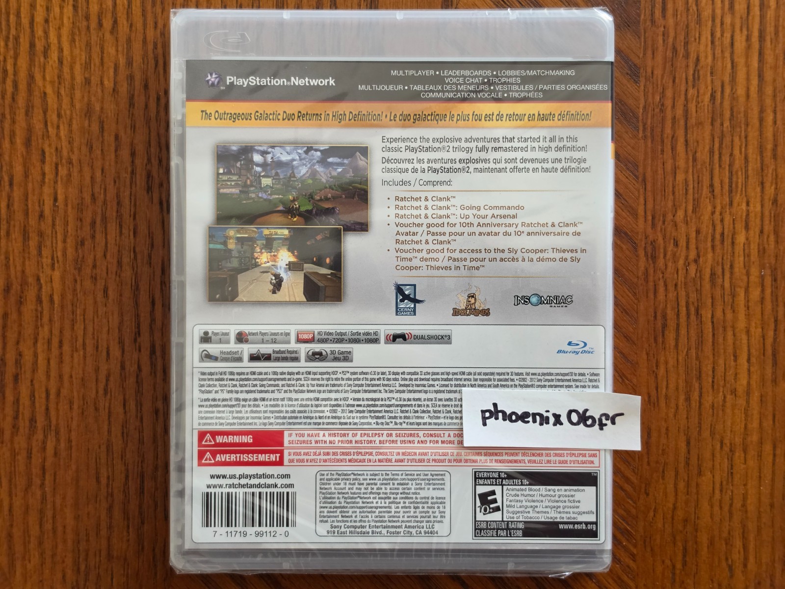 Brand New! Ratchet & Clank Collection (Sony PlayStation 3 PS3) Factory Sealed!