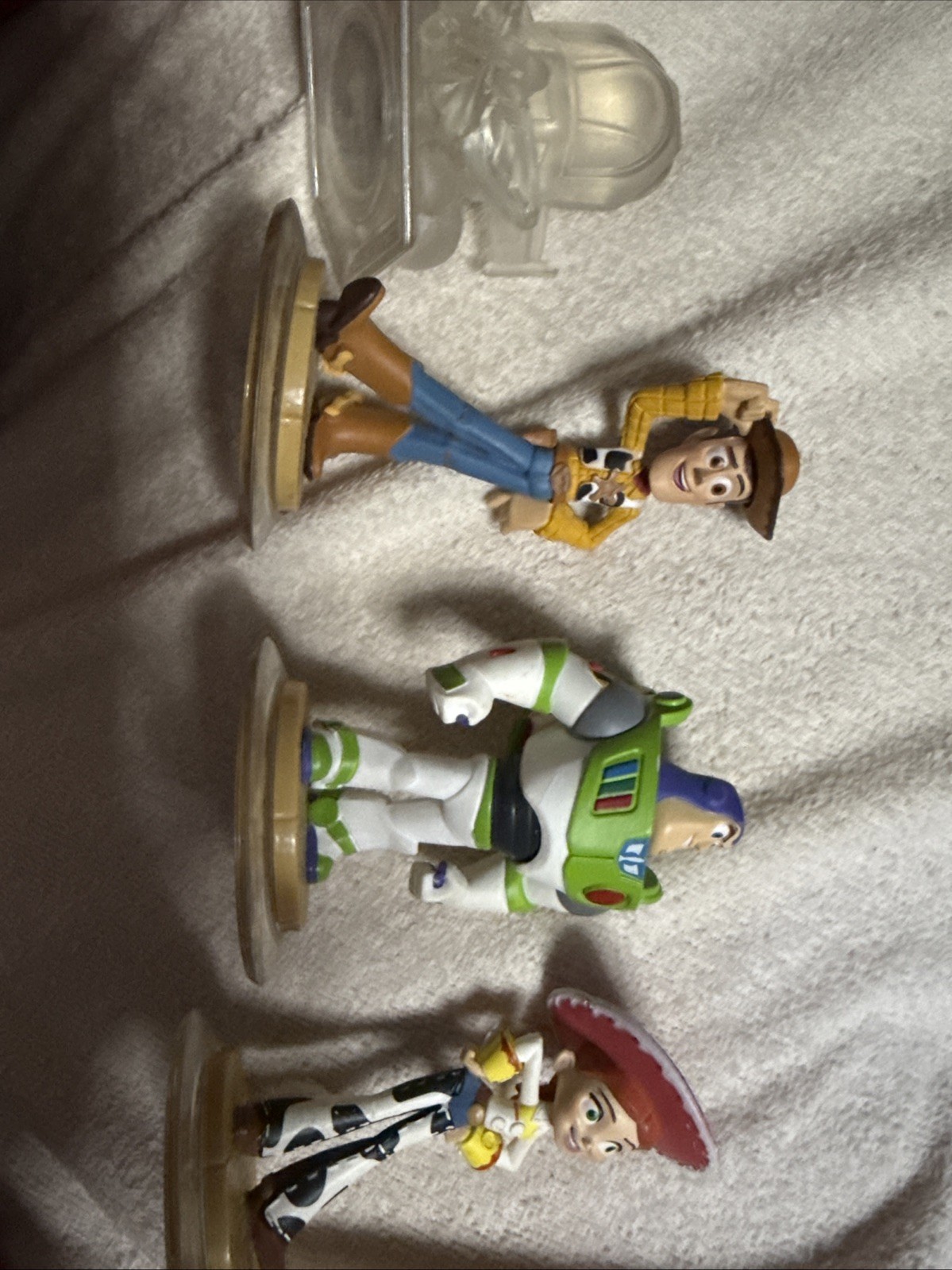 Disney Infinity Toy Story Lot of 4 Woody Jessie and Buzz Lightyear Figures