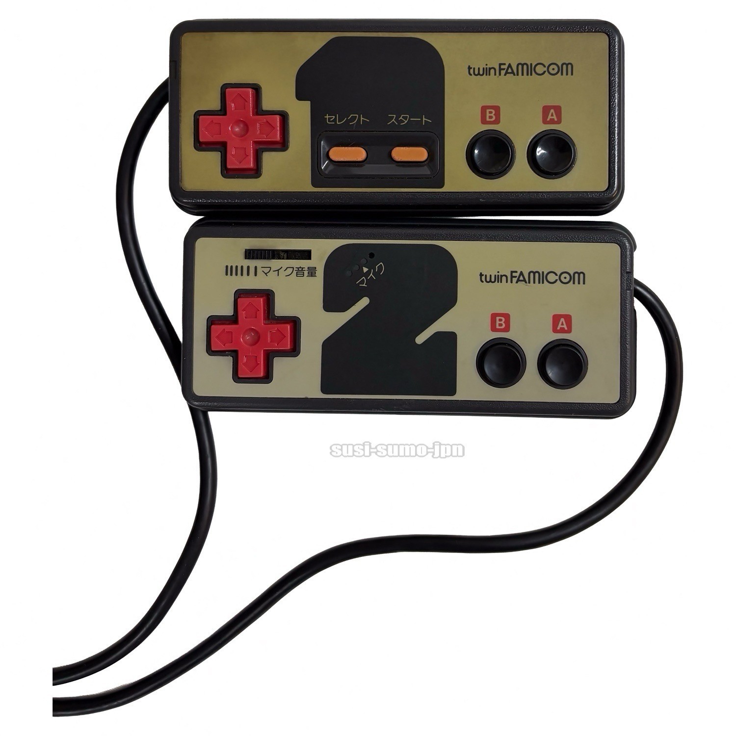 Sharp Twin Famicom Console AN-500-B Black New Belt Replaced Tested Console Only