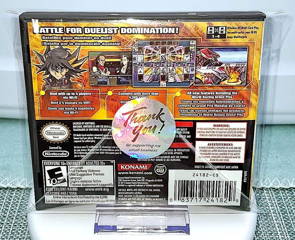 🔥 Yu-Gi-Oh 5D’s World Championship 2011 Over The Nexus Nintendo DS CIB No Cards