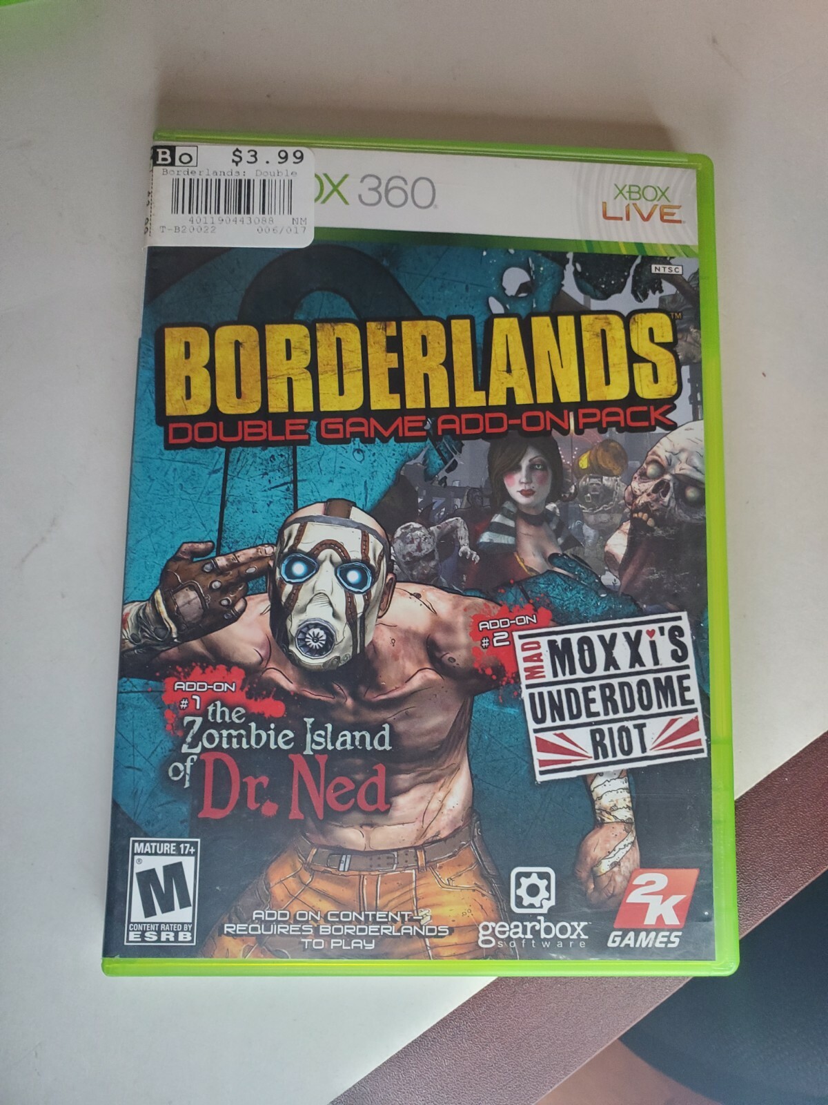 Borderlands Double Game Add-On Pack: The Zombie Island of Dr. Ned & Mad Moxxi’s