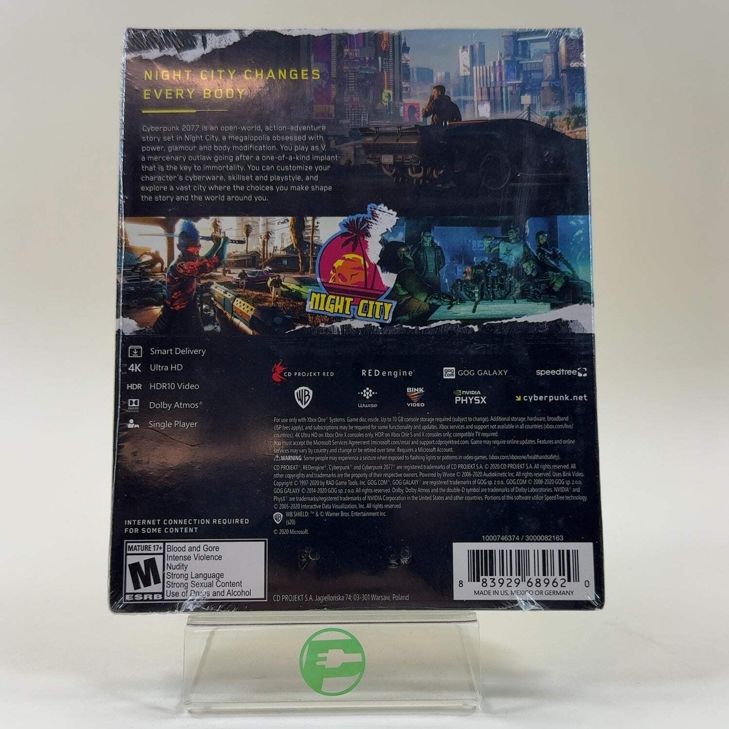 New Cyberpunk 2077 (Microsoft Xbox One, 2020) CIB