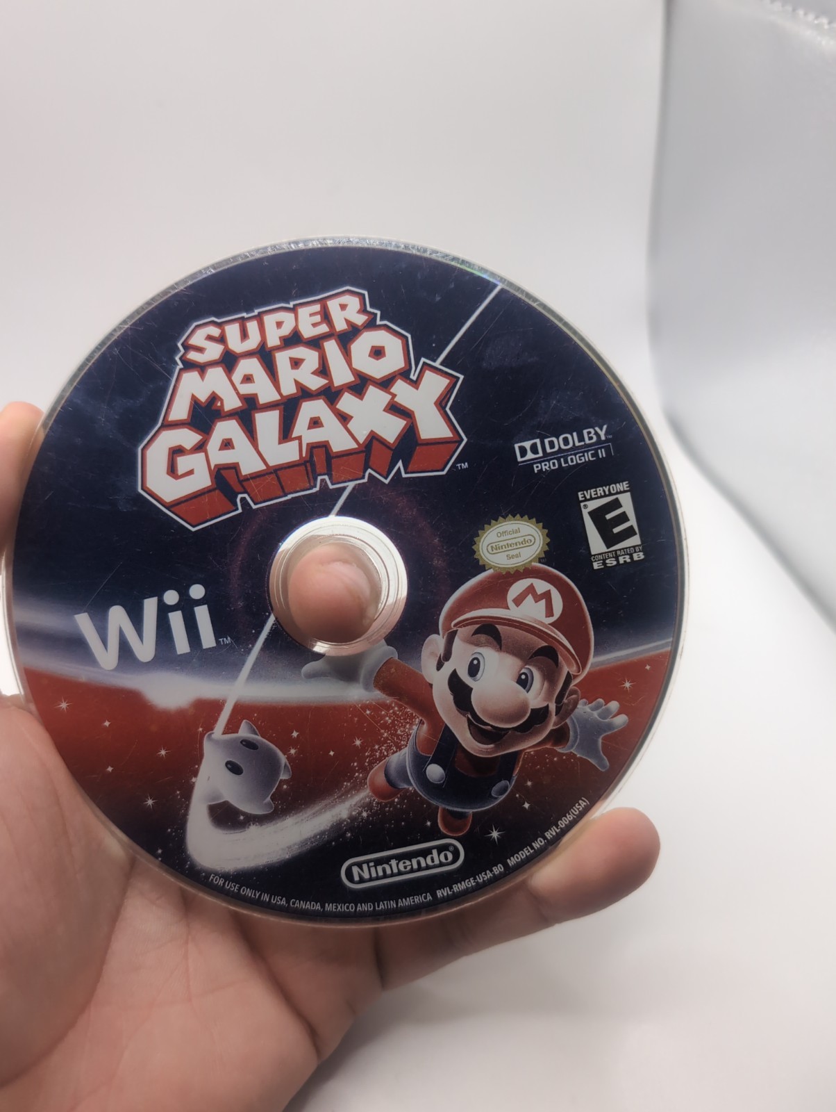 Super Mario Galaxy Nintendo Wii Disc Only Scratch Free Tested Working