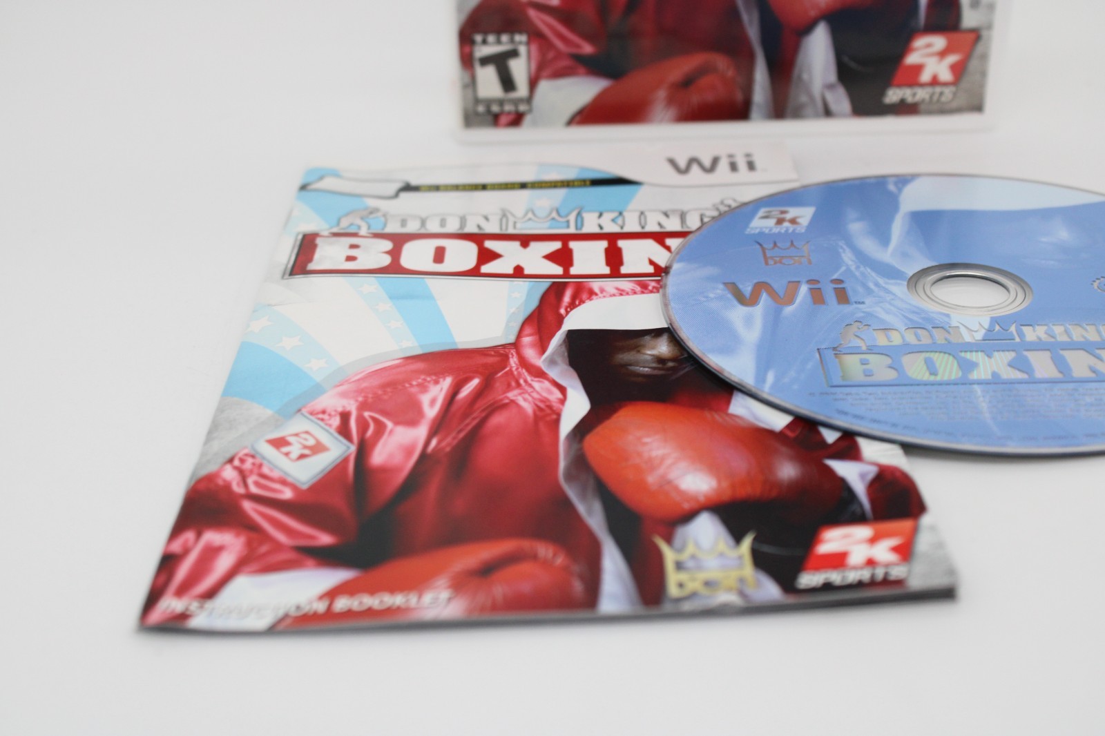 Refurbished Nintendo Wii Don King Boxing Complete CIB Excellent Mint Clean