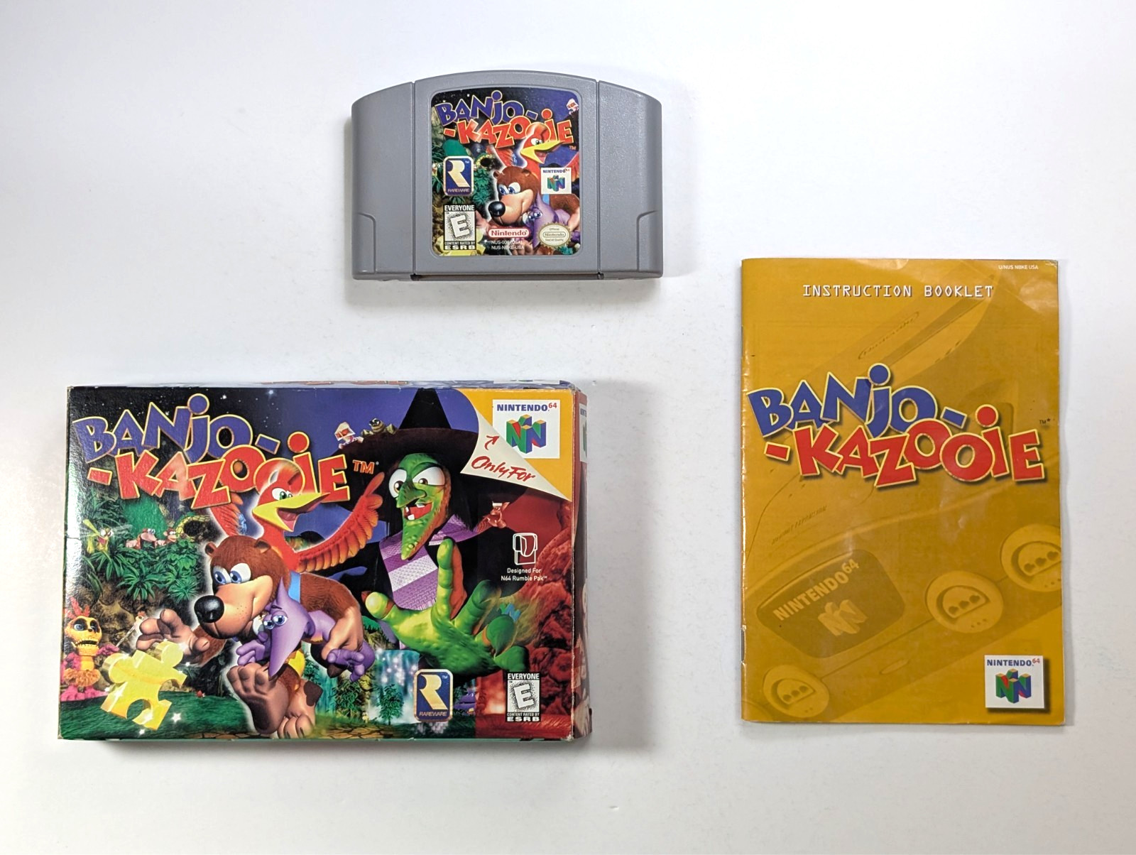 Banjo Kazooie Nintendo 64 N64 in box authentic