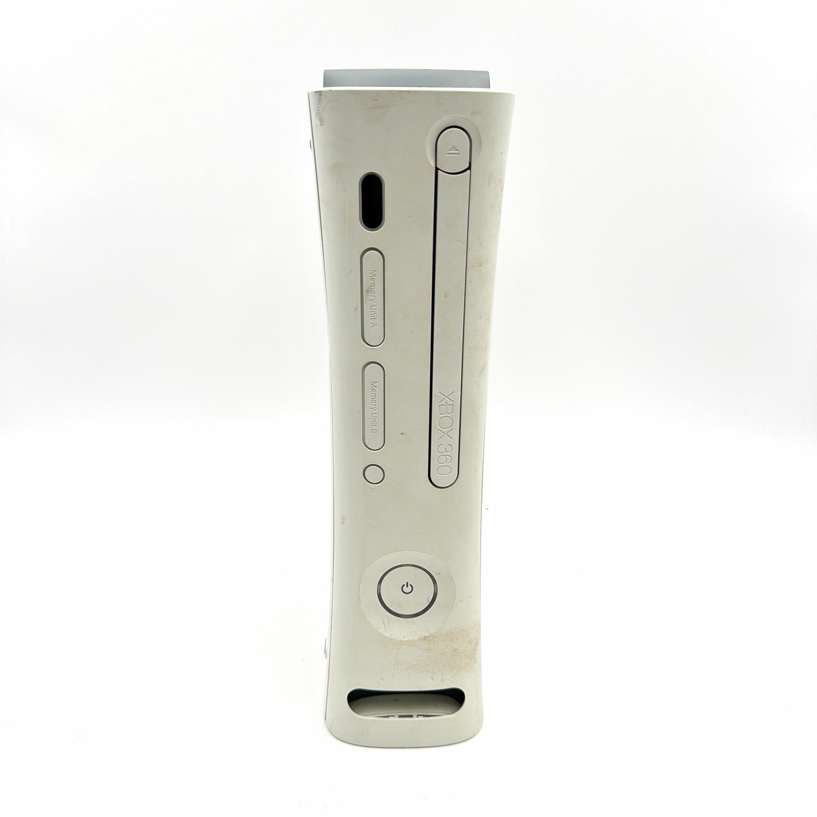 Microsoft Xbox 360 White Fat Console RROD Red Ring of Death For Parts or Repair