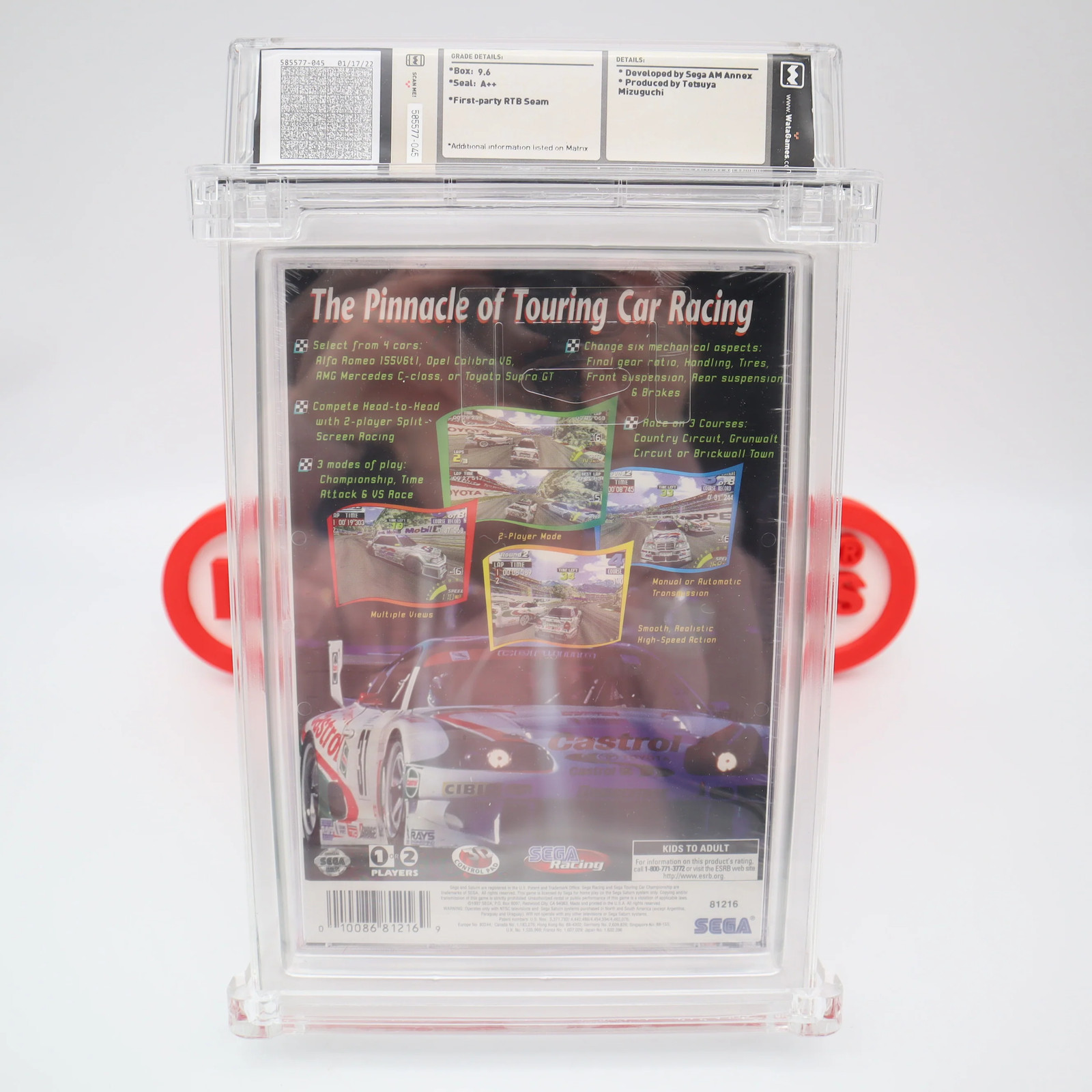 Sega Saturn SEGA TOURING CAR CHAMPIONSHIP – WATA GRADED 9.6 A++! NEW & Sealed!