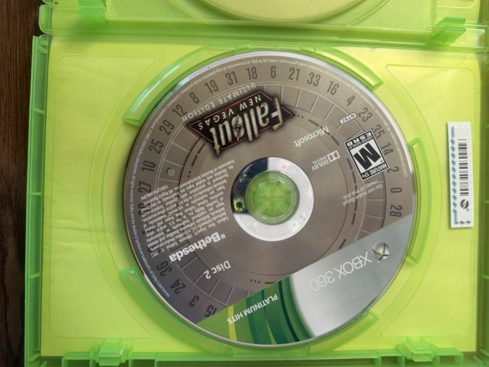 Fallout: New Vegas – Ultimate Edition (Xbox 360, 2012) w/ Manual – Nice Discs