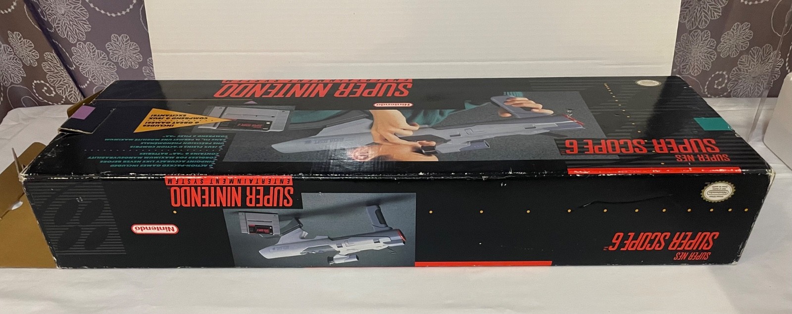 Super Nintendo System CIB Bundle / SuperScope 6 CIB / 68 in 1 SNES Game BrandNew