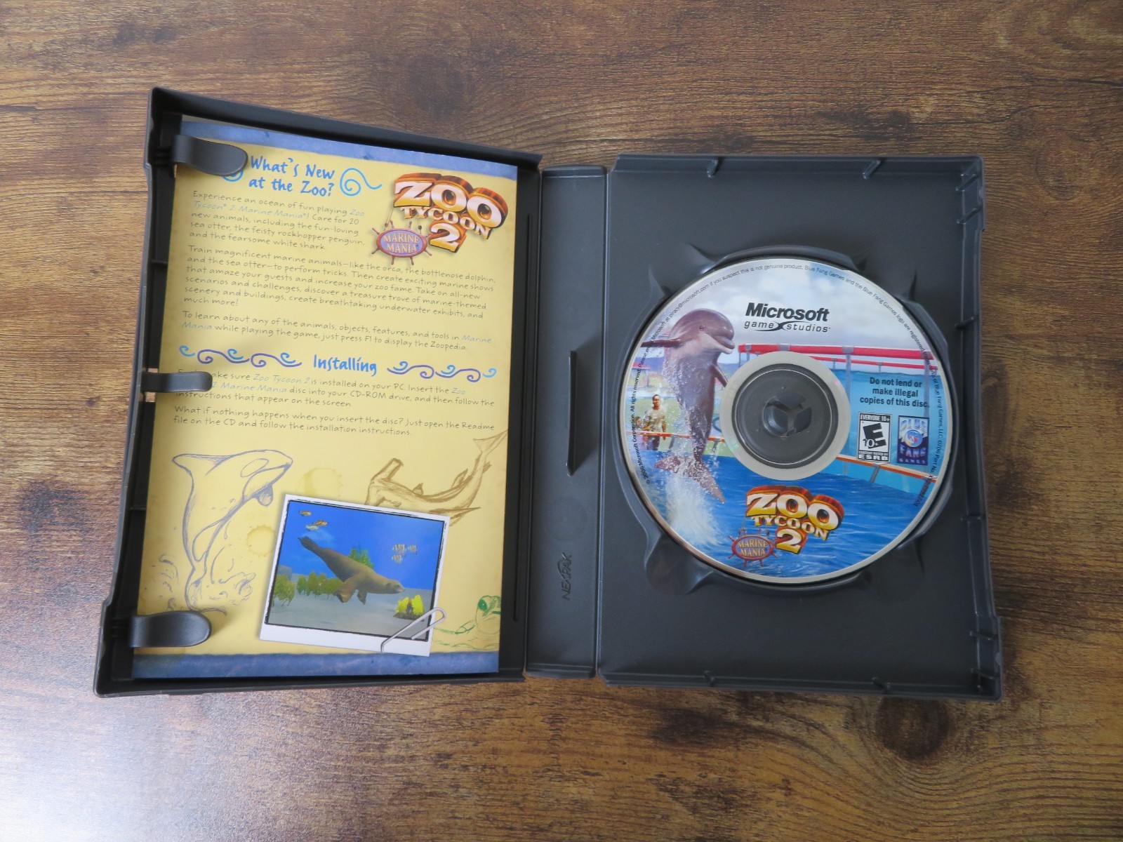 Zoo Tycoon 2: Marine Mania Expansion Pack (Windows PC 2006) w/ Manual