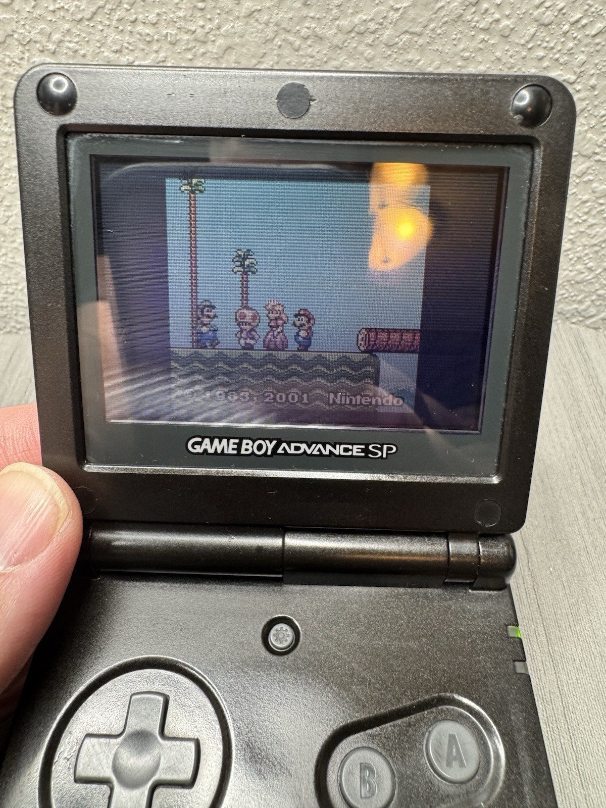 Nintendo Game Boy Advance SP Handheld System – GBA SP Onyx Black AGS 001