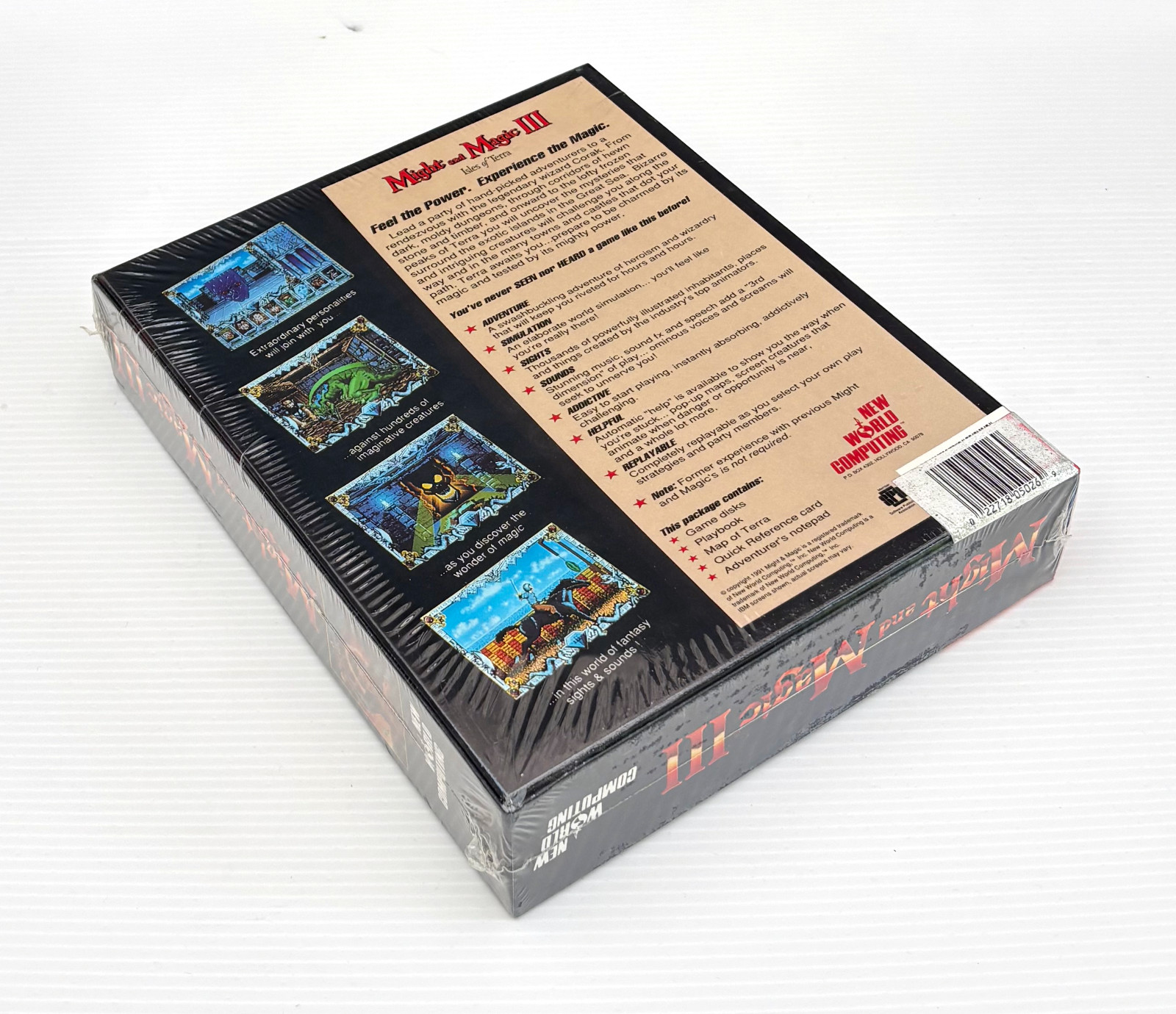[SEALED] Might And Magic III (New World Computing, 1992) – Amiga