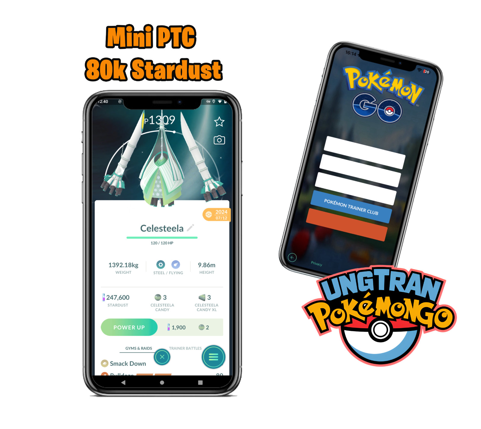 Shiny Celesteela Level15 – mini P T C 100k stardust