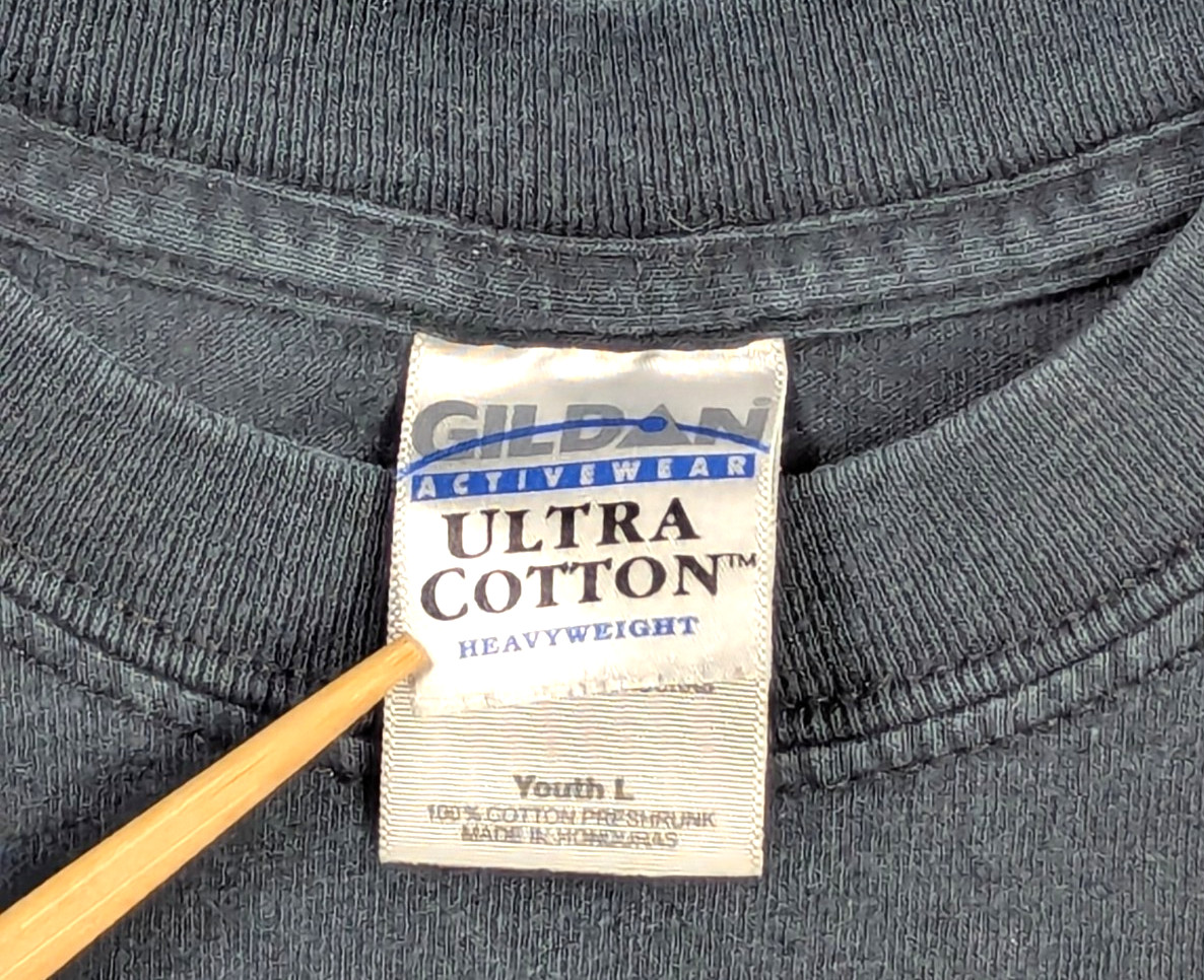 Vintage Pikmin 2 Nintendo Promo T-Shirt Youth Large Black 2004 Olimar Louie Rare