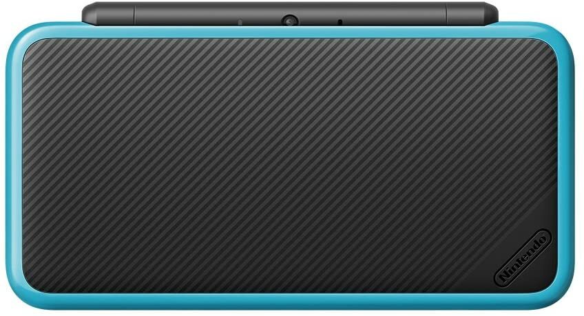 USED Japanese New Nintendo 2DS XL LL BLACK TURQUOISE BLUE with all items JAN-001