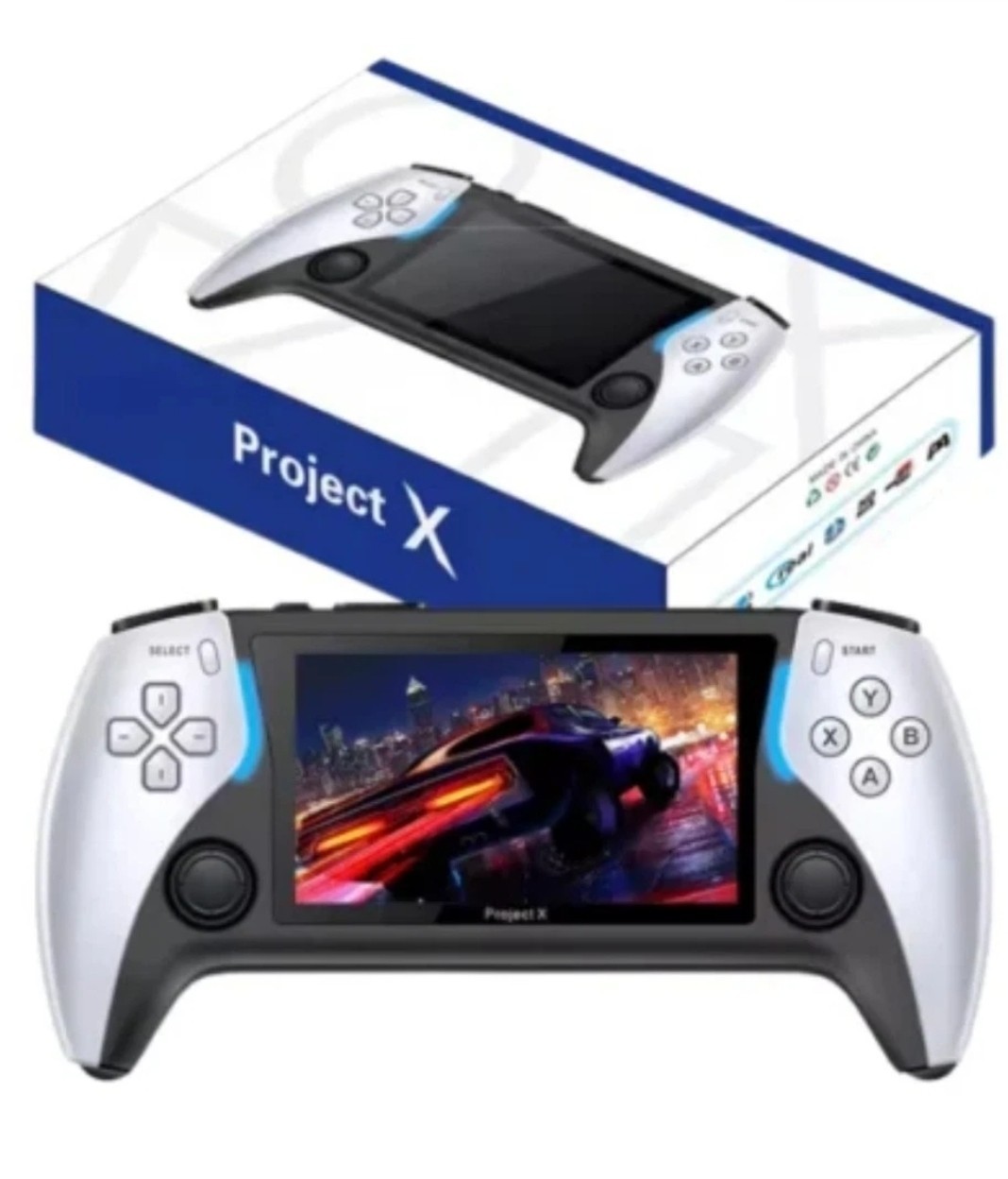 Project X 4.3 inch HD Portable Handheld Game Console Built in 20000 Games