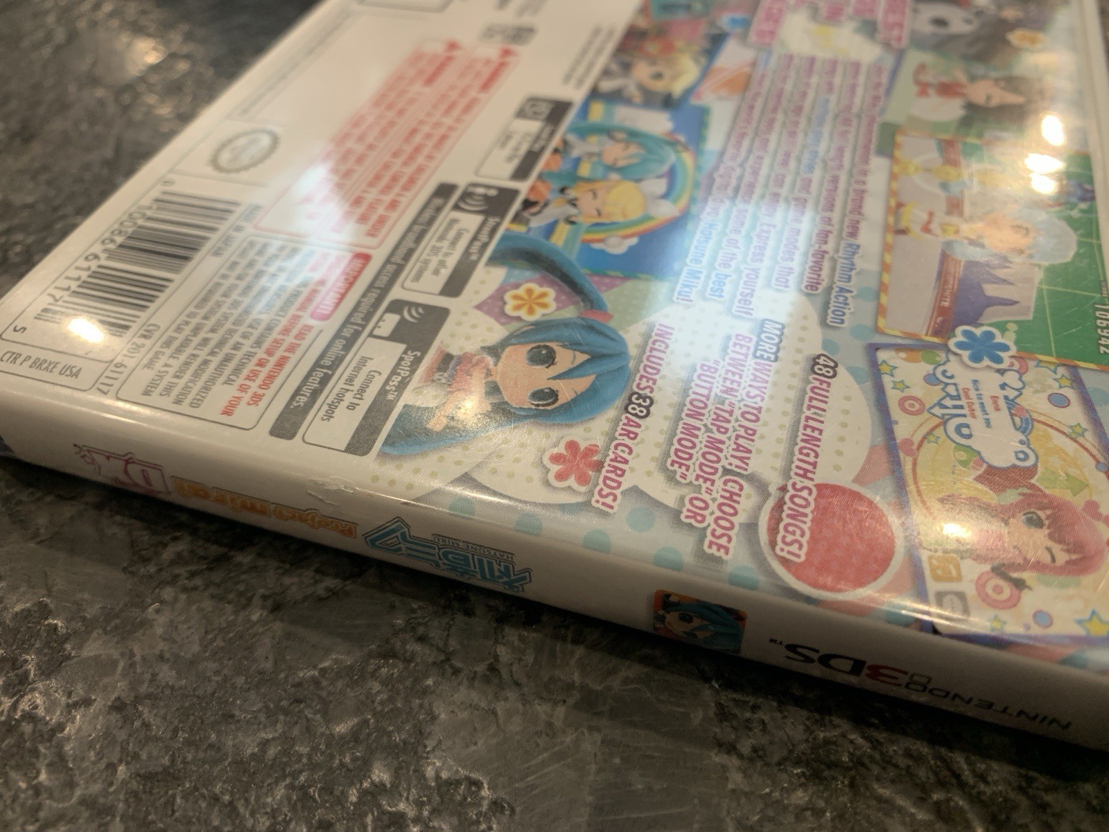 Hatsune Miku: Project Mirai DX (Nintendo 3DS, 2015) Genuine Case & Manual Only