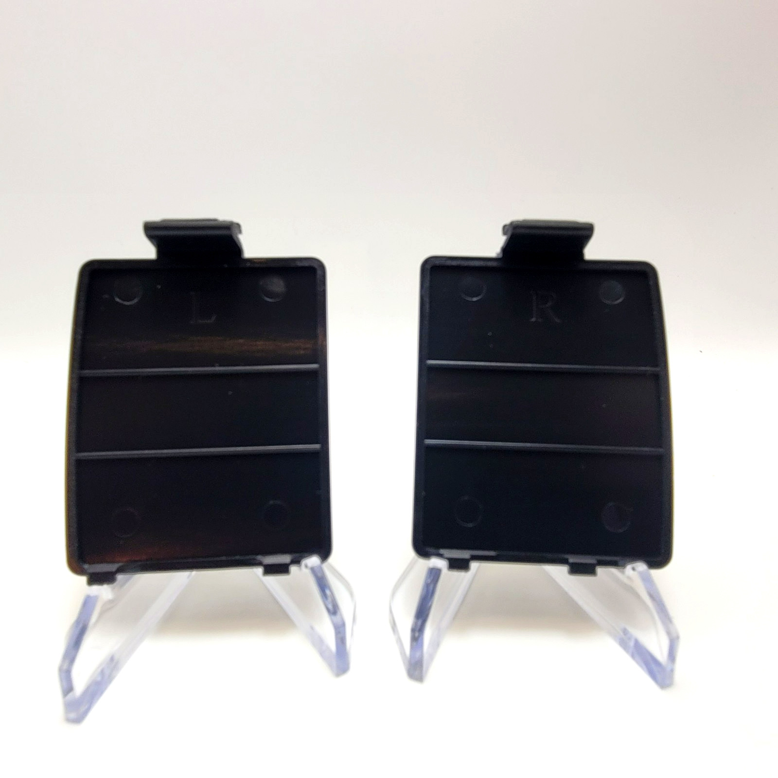 Battery Covers for Sega Game Gear Console – Black (Both Left and Right Included)