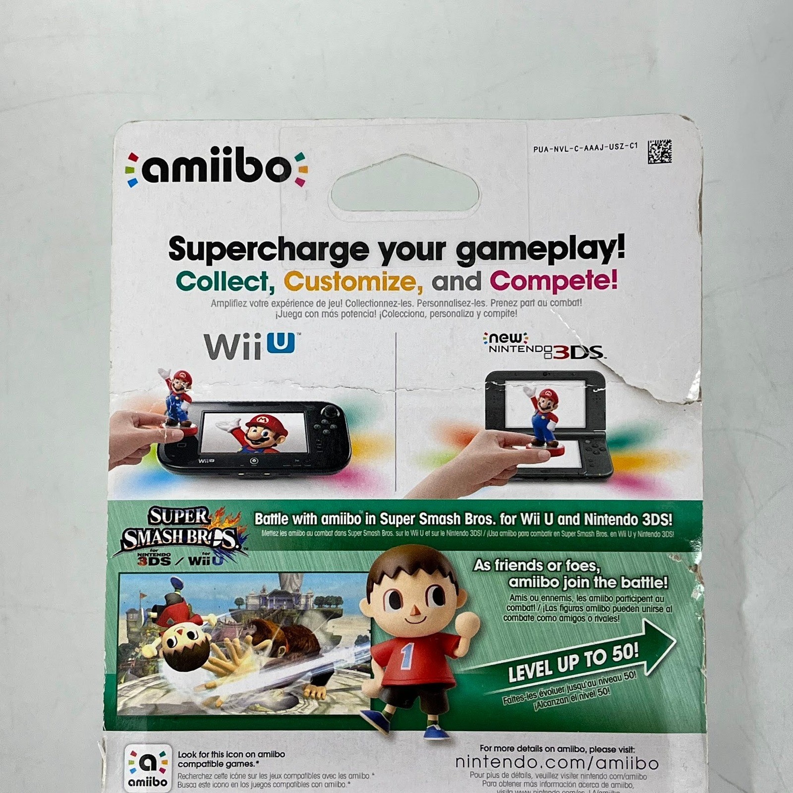Nintendo Villager amiibo Super Smash Bros Series Animal Crossing 2014 NEW
