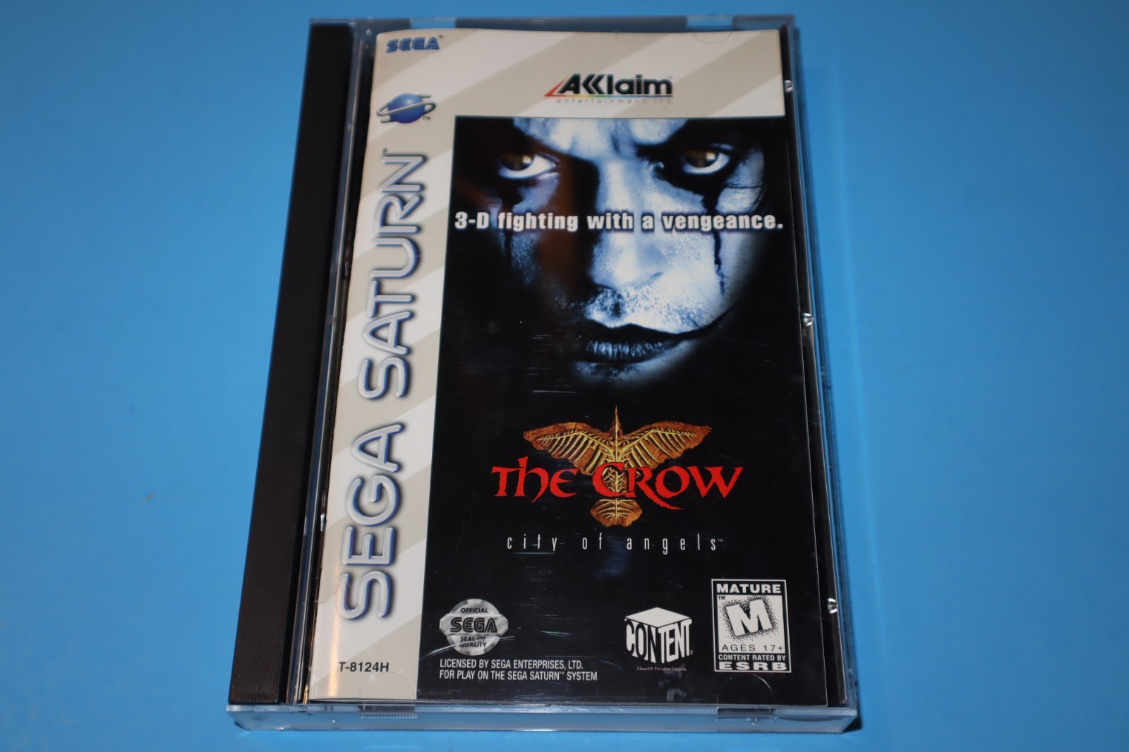 THE CROW: CITY OF ANGELS FOR SEGA SATURN COMPLETE & TESTED WITH REG. CARD!