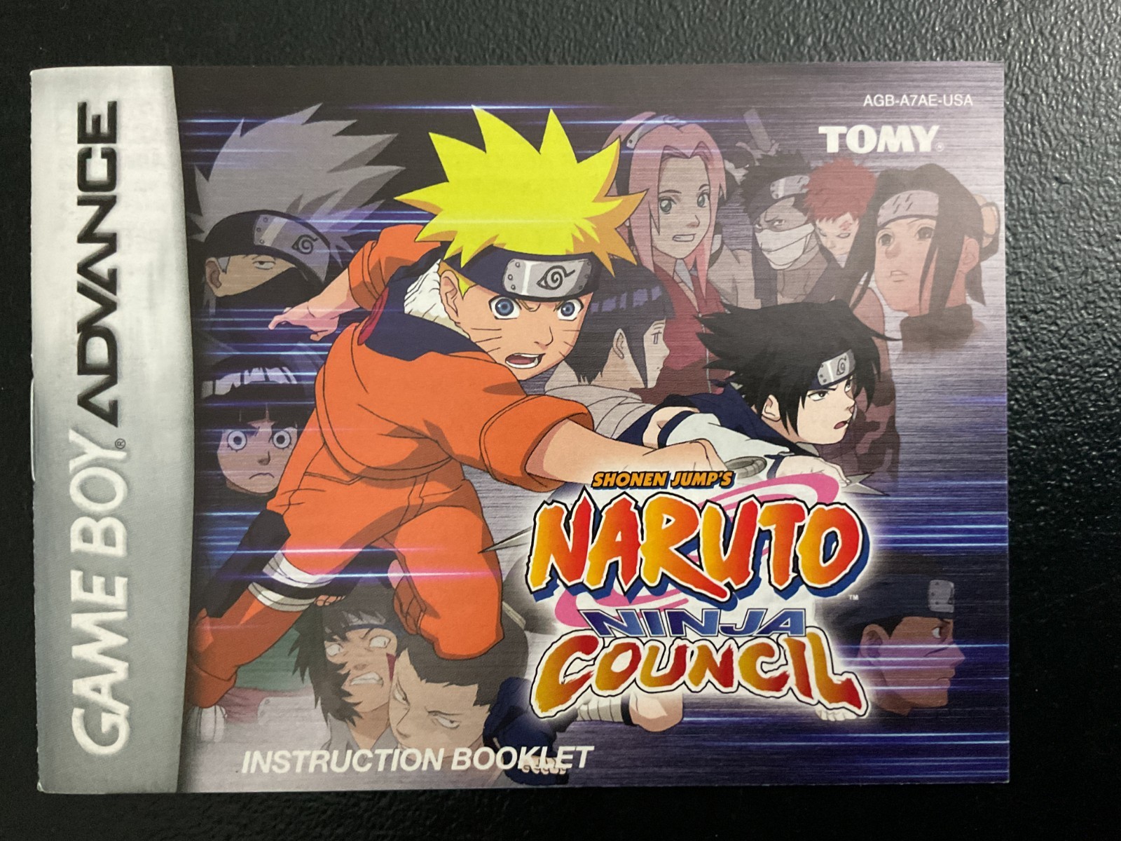 Naruto Ninja Council 1 GameBoy Advance GBA Instruction Manual Only