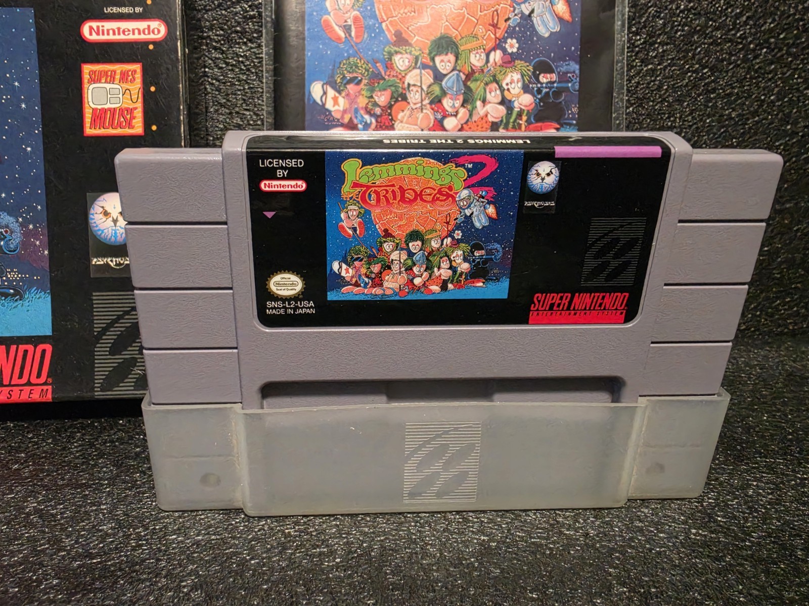 Lemmings 2: The Tribes SNES Cib Good Shape! Tested!