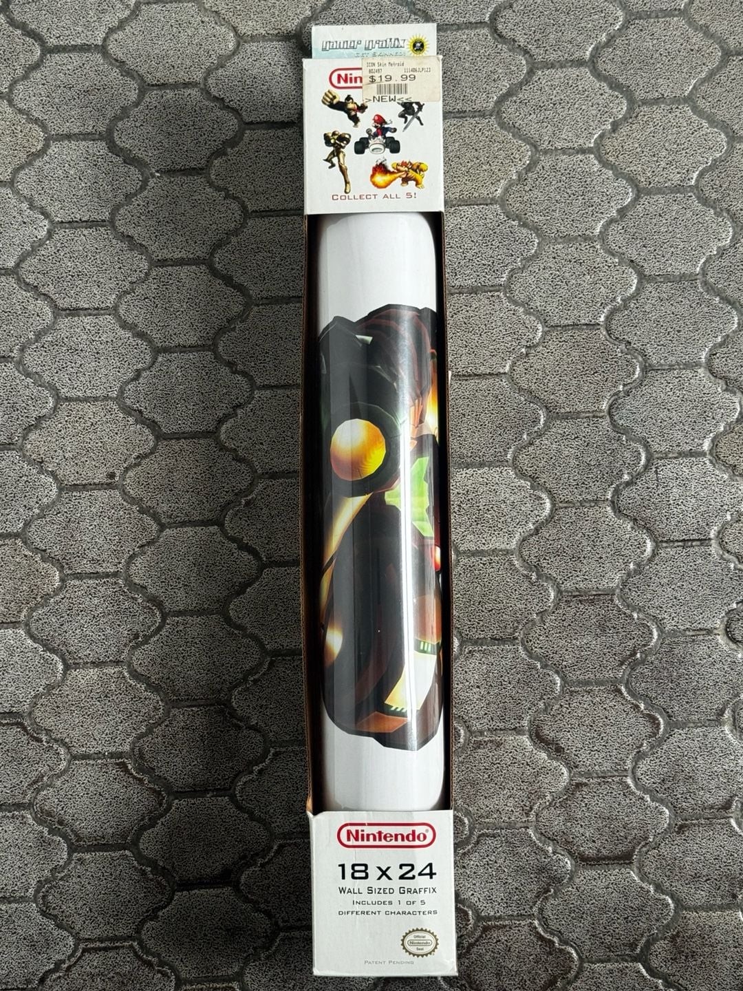 2006 Nintendo Metroid Icons Wall Sized Graffix Decal Poster GameStop Exclusive