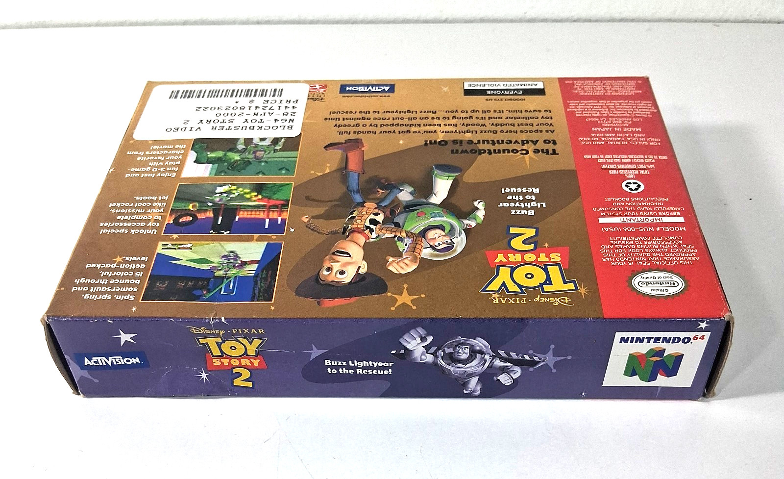 Toy Story 2 N64 Nintendo 64 Complete CIB