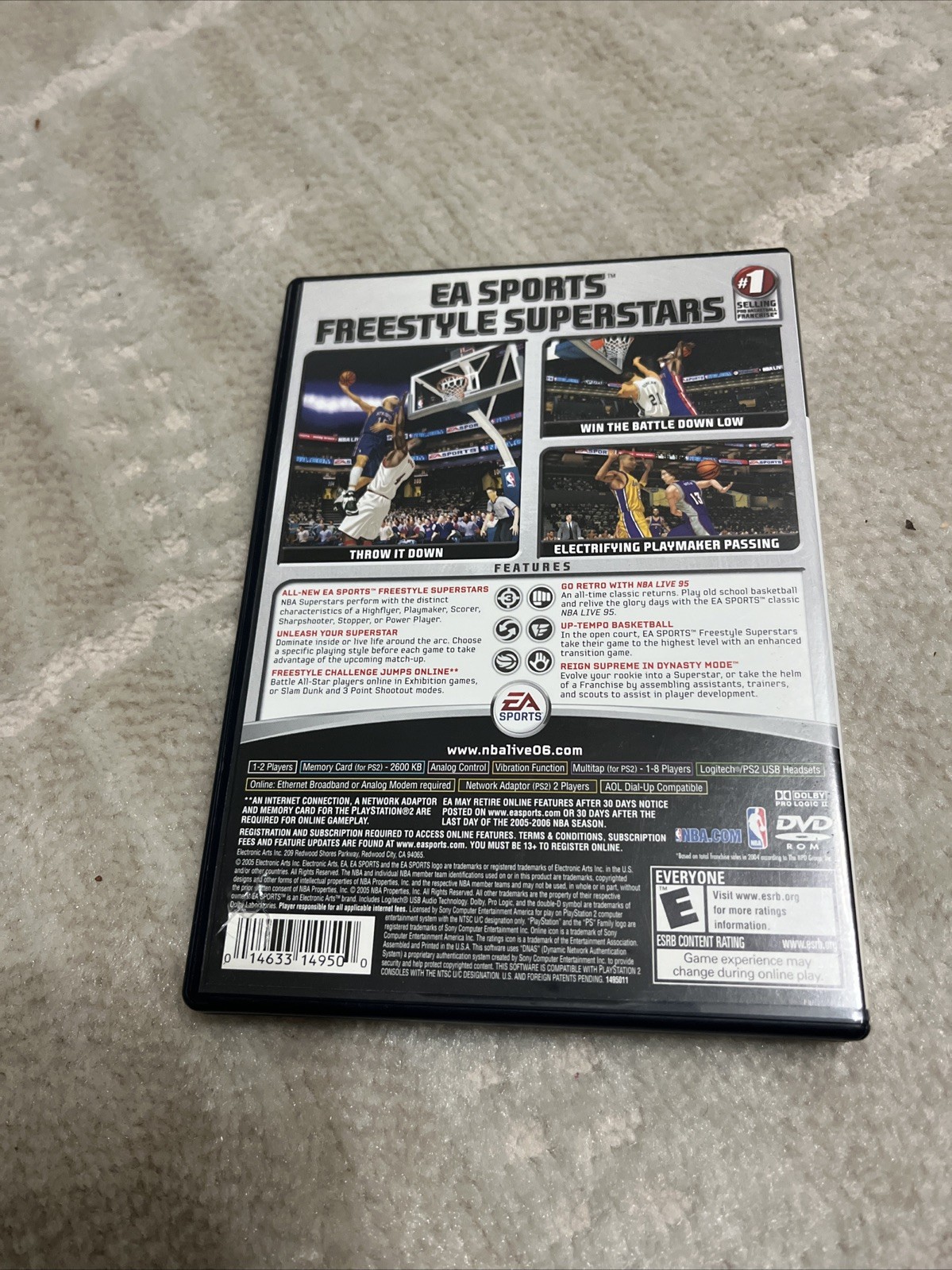 NBA Live 06 PS2 Complete CIB EA Sports Dwyane Wade Basketball Game