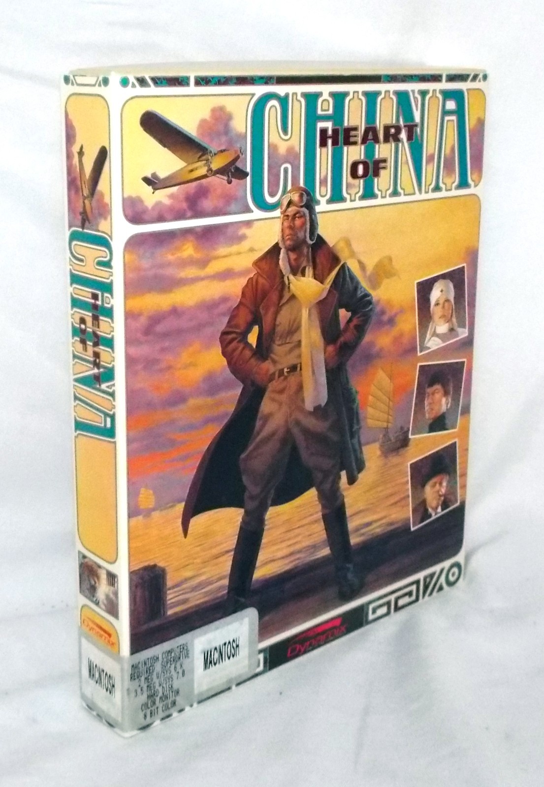 Heart of China Apple Macintosh 1991 CIB Complete Sierra Dynamix Vintage