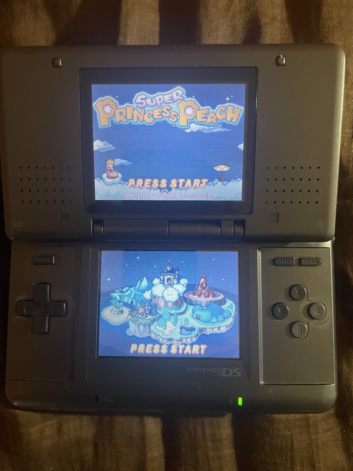Nintendo DS Matte Black Phat OG Console NTR-001 Fully Functional