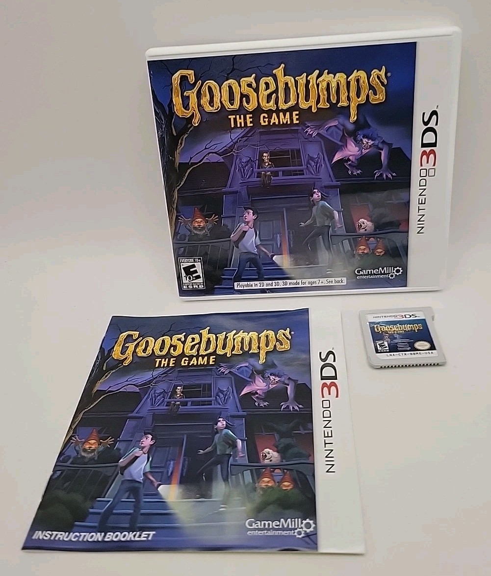 Goosebumps The Game Nintendo 3DS Game CIB NTSC 2015