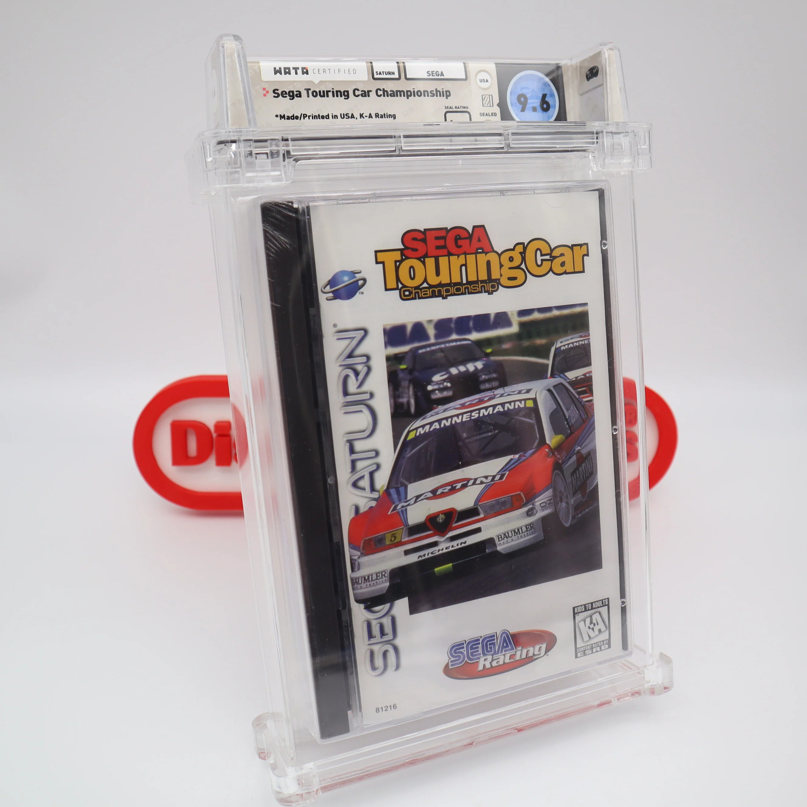 Sega Saturn SEGA TOURING CAR CHAMPIONSHIP – WATA GRADED 9.6 A++! NEW & Sealed!