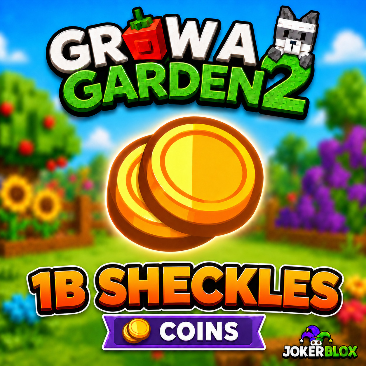 🪴Grow a Garden 2 | 1B Sheckles | GAG2 Fast & Cheap