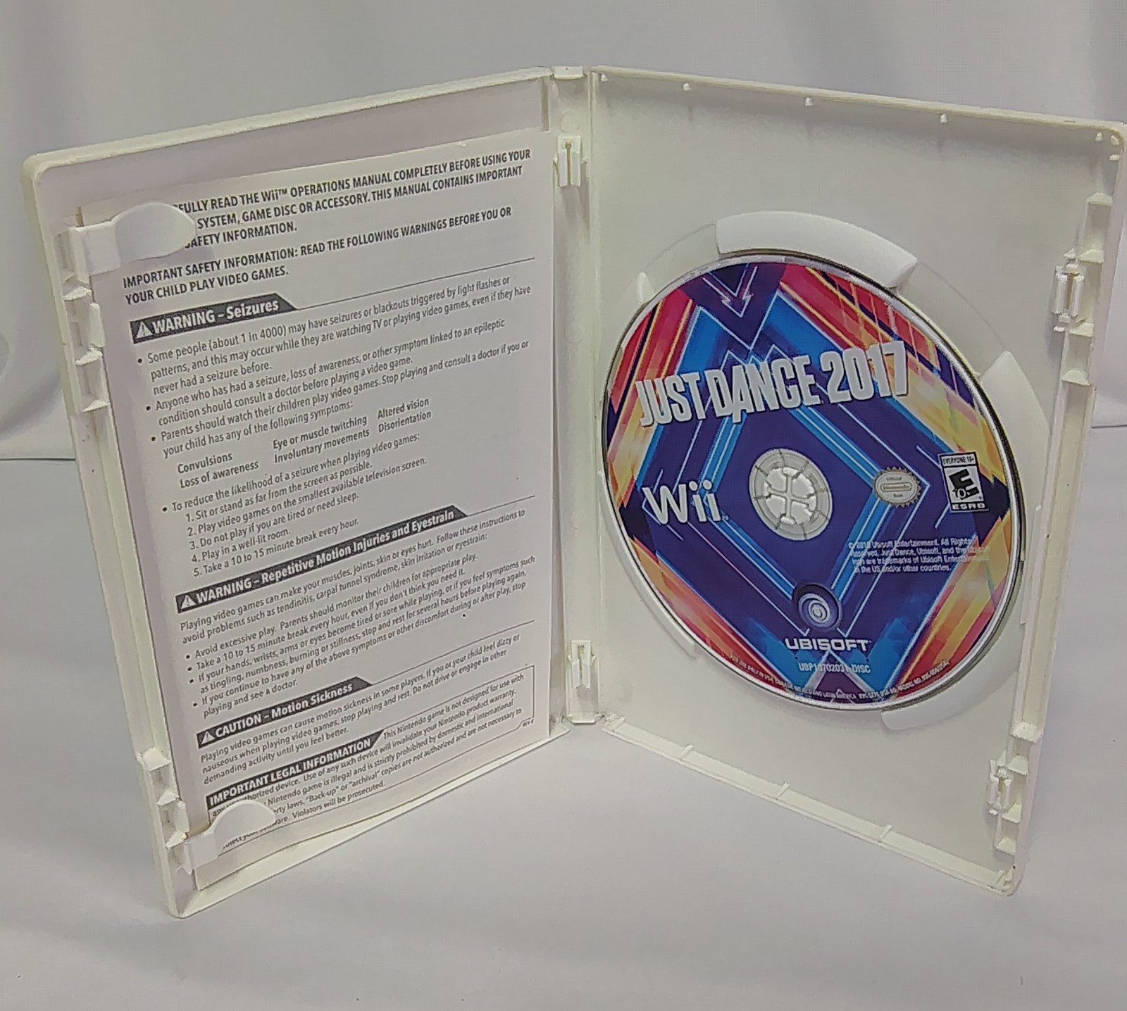 Just Dance 2017 Nintendo Wii Game (COMPLETE) CIB tested