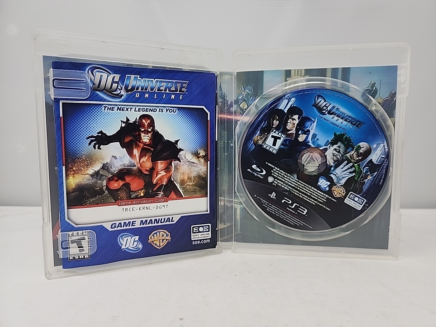 PS3 Lot Of 4 – X-Men: Destiny, Batman Arkham City & Asylum, & DC Universe Online